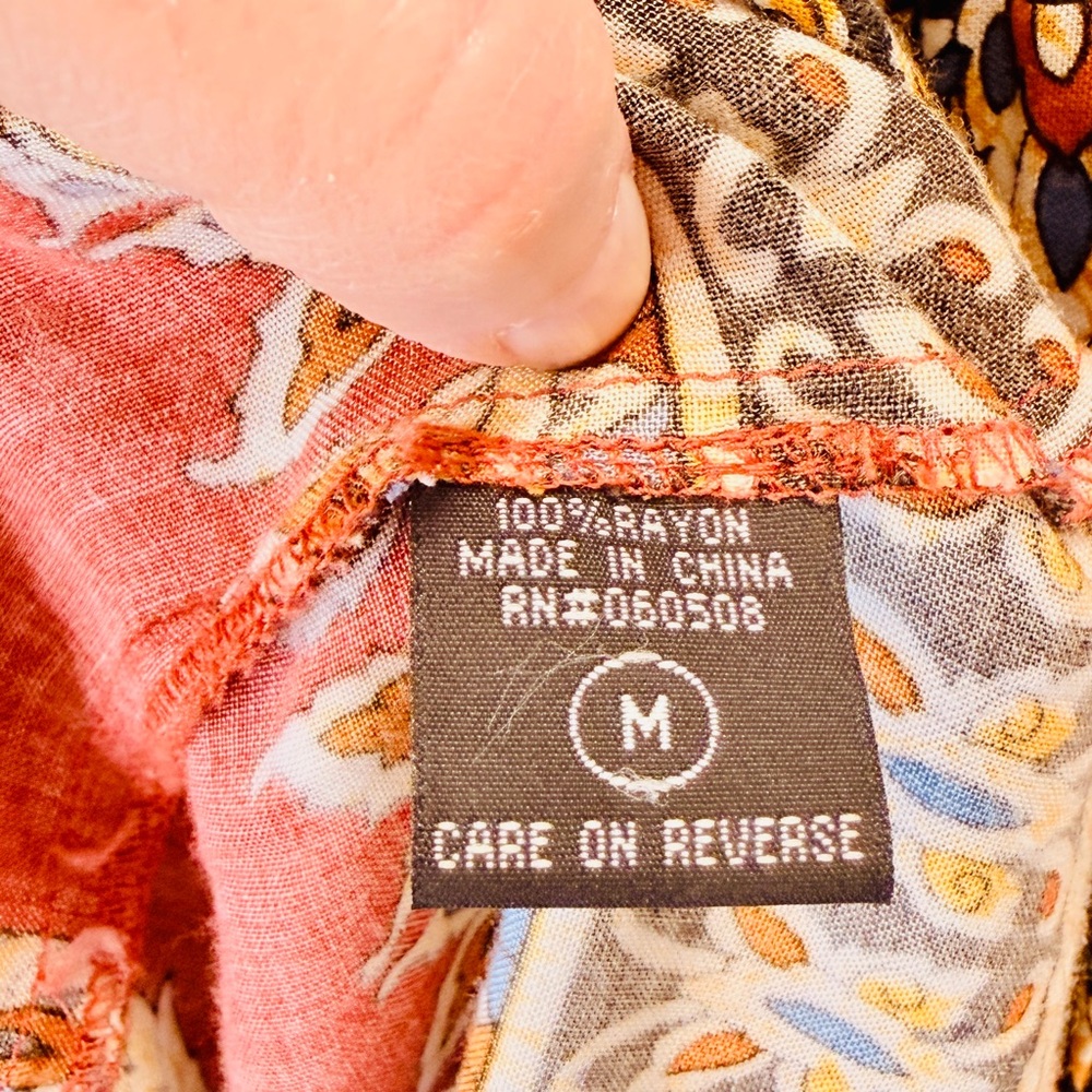 EUC Angie Multicolor Paisley Dress - Picture 9 of 9